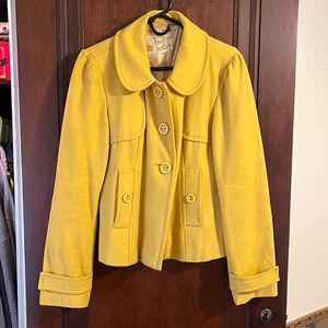ModCloth Yellow Coat
